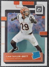 2022 Panini Donruss Optic Rated Rookie Cam Taylor-Britt #271 Cincinnati Bengals