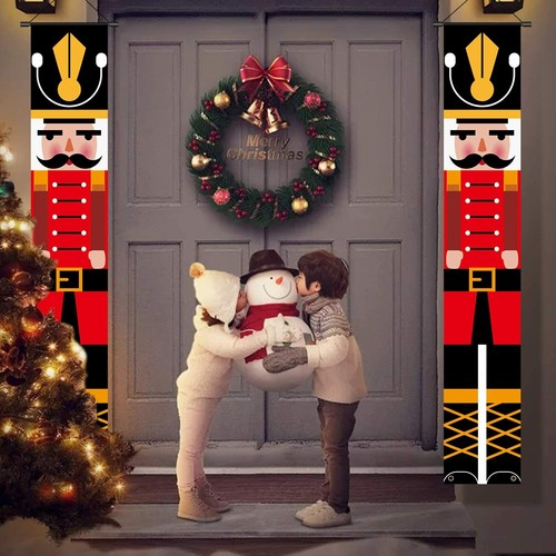 70.8 Inch Nutcracker Christmas Decorations, Outdoor Indoor Xmas Banners Hanging - Picture 4 of 7
