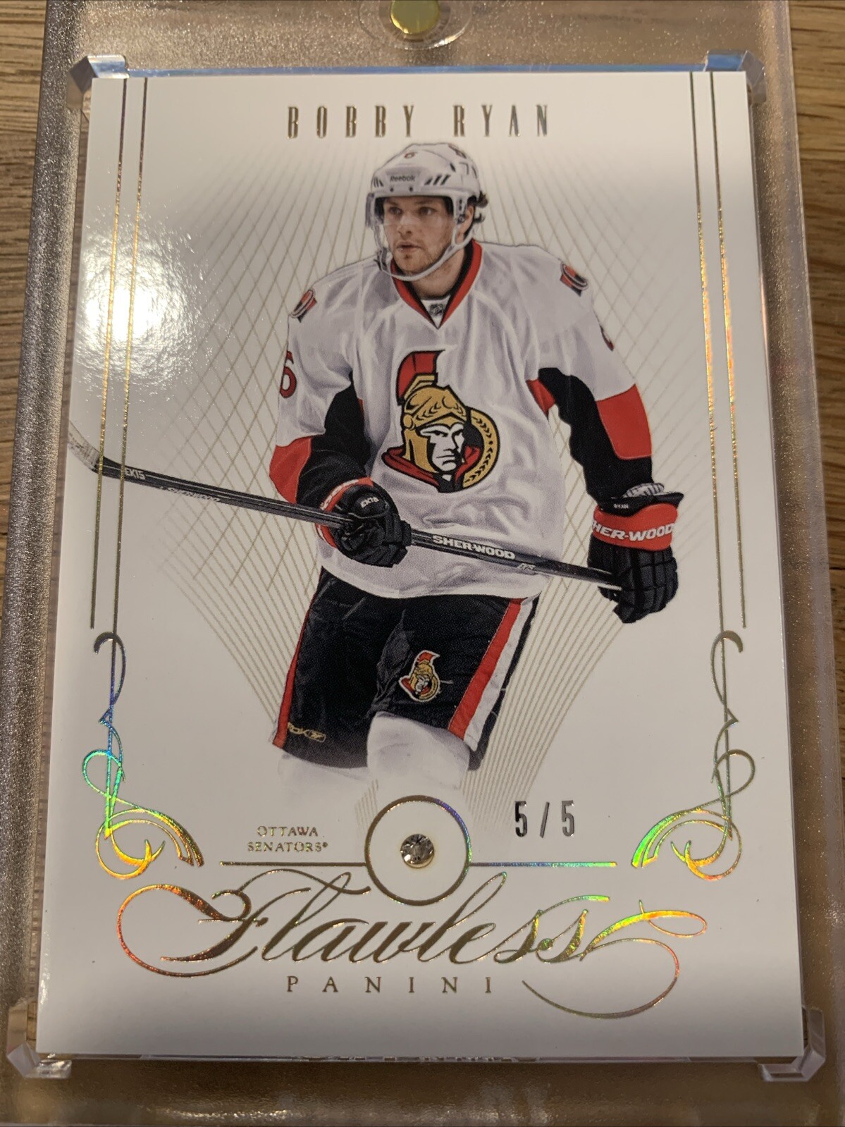 13-14 National Treasures Bobby Ryan Flawless Diamond 5/5