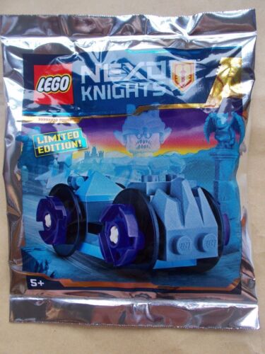 NUOVO SET LEGO FOIL NEXO KNIGHTS MINIFIGURE E VEICOLO ARGILLA ROBIN AARON LANCE MACY - Foto 20 di 43