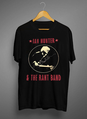 Ian Hunter signed poster Short Sleeve Unisex T-Shirt All Size BS079