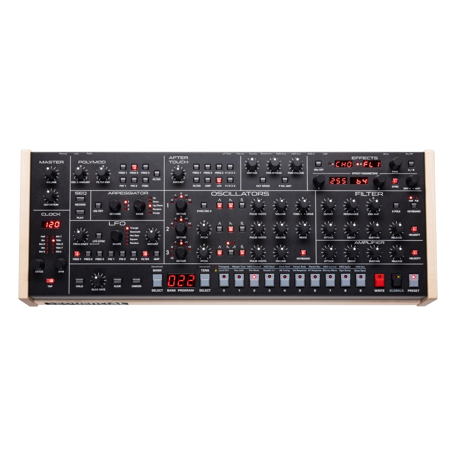 Последовательный настольный шестиголосный аналоговый Поли-синтезаторный модуль Trigon-6 325590₽