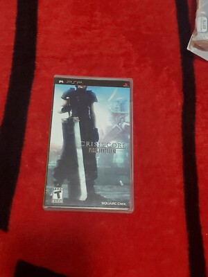 Crisis Core: Final Fantasy VII 7 PSP Black Label CIB W/Manual And Registration