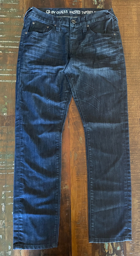 G by Guess Halsted Tapered Men's Jeans Dark Wash Size 29x30 - Picture 3 of 11