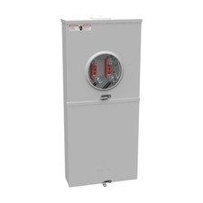 Milbank U5168-XL-200-BL-NE 1-Phase 4 Terminal 200 Amp Ringless Meter Socket