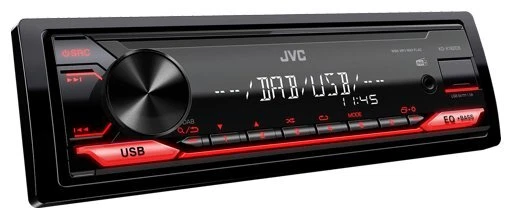 Jvc Autoradio mechaless Black e Red 4 x 50w KD X182DB - Immagine 2 di 3