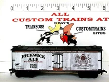 HO SCALE CUSTOM LETTERED PICKWICK ALE BEER REEFER 🍺🍺🍺🍺🍺🍺