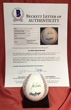 PRESIDENT JOE BIDEN SIGNED MLB BASEBALL WITH BECKETT BAS COA!! BARACK OBAMA VP!!