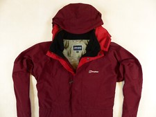 WOMEN'S CLARET BERGHAUS GORE-TEX PERFORMANCE SHELL JACKET WATERPROOF SIZE:12