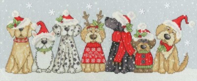 Holiday Hounds Kreuzstich-Set - Bothy Threads