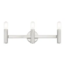 Livex Lighting 10343 Copenhagen 3 Light 24"W Bathroom Vanity - Chrome
