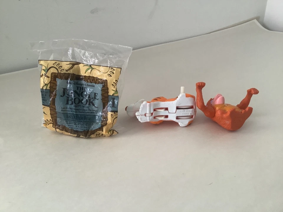 McDonald's Happy Meal Vintage Disney El Libro de la Selva Juego de Juguetes de Cuerda Lote de 3 Foto 2 de 2