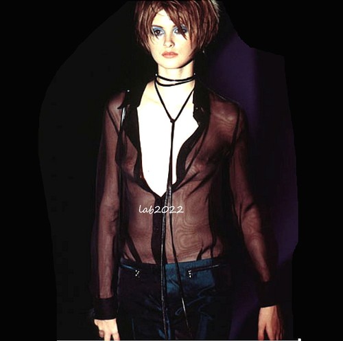 Gucci Tom Ford 1996 Rare Runway Exit 16 Sheer Gazar Top Trish Wore | eBay