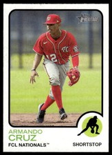 2022 Topps Heritage Minor League #39 Armando Cruz    FCL Nationals