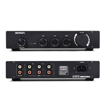 BRZHIFI L1 Black Pure Class A 2.0/2.1 Channel HiFi Audio Power Amplifier os67