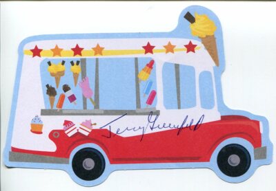 Jerry Greenfield Ben & Jerry's Ice Cream Vermont Founder Signed Autograph