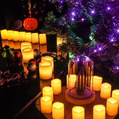 Led Tea Lights Candles LED Flickering Flameless Battery Operated Wedding UK HOT. - Picture 58 of 62