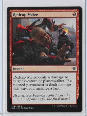 MTG Redcap Melee Throne of Eldraine (ELD) Uncommon Magic Card #135/269  Unplayed | eBay