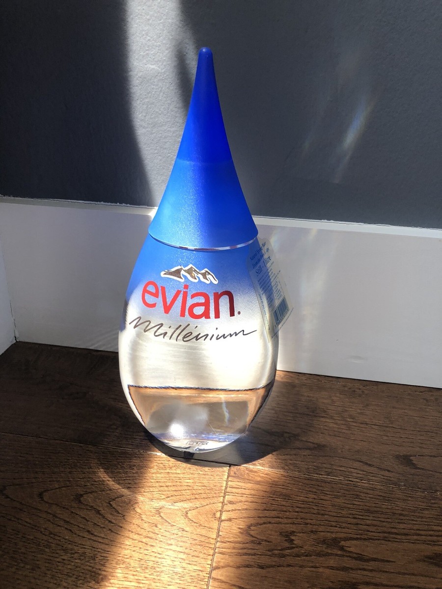 2000 Millennium Evian Collectible Water Bottle Unopened Rare