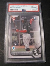 ELIJAH TATIS 2022 1st Bowman 1st Edition #23 Chicago White Sox PSA GEM MINT 10