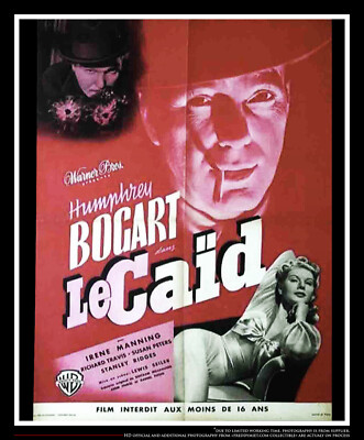 THE BIG SHOT Humphrey Bogart French Medium Vintage Movie Poster Original 1942