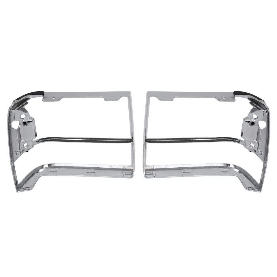 Headlight Door Set For Ford Ranger Bronco Explorer 1989-1994 Left & Right Chrome Foto 3 de 4
