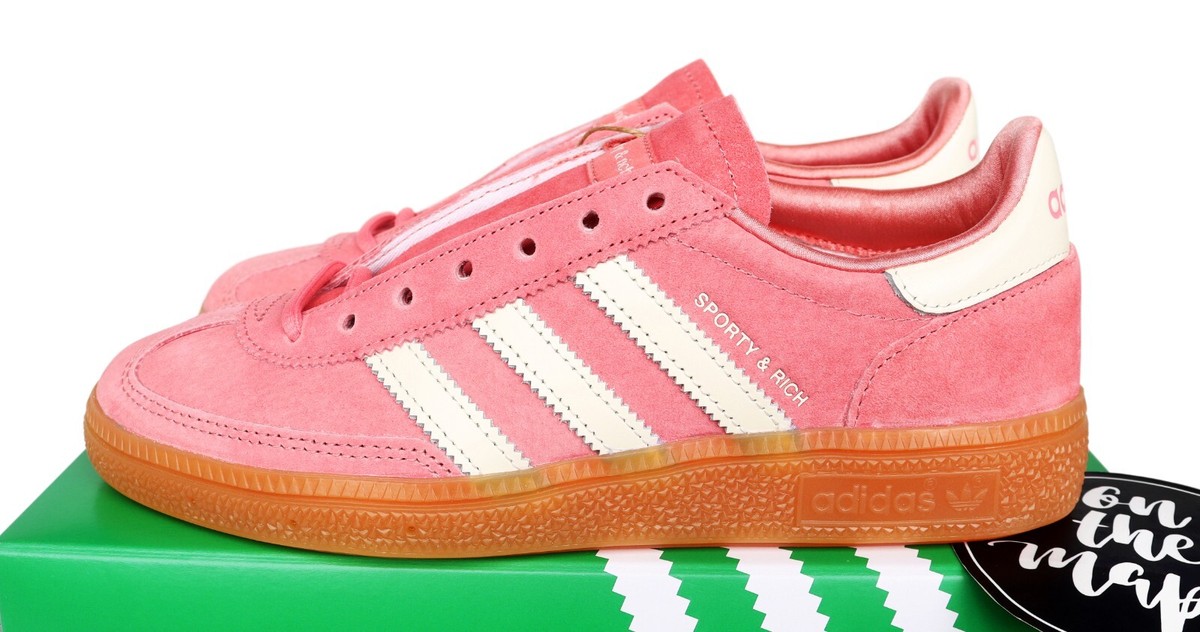 希少 BALLAHOLIC PINK Adidas x Sporty & Rich Handball Spezial Pink UK 5 5.5 6.5 10 10.5