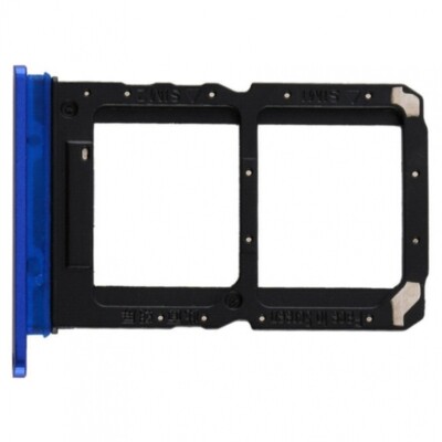 DUAL SIM TRAY FOR REALME X2 PRO BLUE RAIL SIDE CARD ADAPTER REPLACEMENT