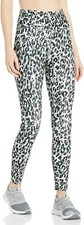 Marika Contender Pocket Lux Leggings  NWOT Size Small 4-6 White Green Leopard