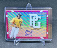 2021 Leaf Perfect Game National Showcase MARI BOYD PINK WAVE AUTO #2/6