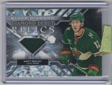 2022-23 Upper Deck Black Diamond Diamond Debut Relics Matt Boldy #DD-BO
