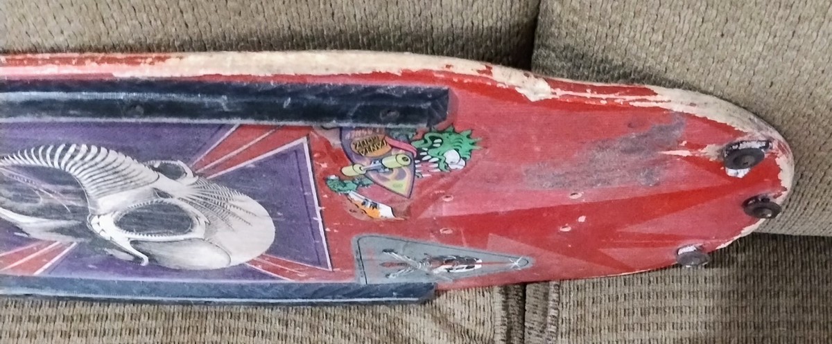 Vintage Powell & Peralta Skateboard 1980s Tony Hawk Pro Pink N