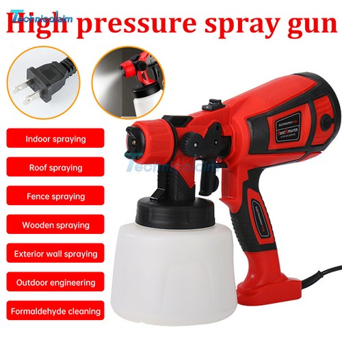 Electric Paint Spray Gun Machine 900ML HVLP Paint Sprayer Handheld Home DIY Tool - Picture 2 of 18