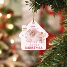 Personalized Baby's First Christmas Ornament 2024, Baby First Christmas Ornament