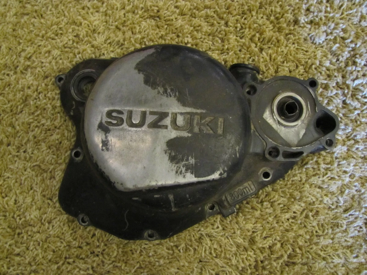 1981 83 Suzuki RM125 Clutch Cover Vintage Motocross RM 125 Right Side Case Motor