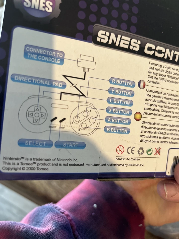 Super Nintendo SNES Controller - Unbranded New in Box - Image 4 of 4