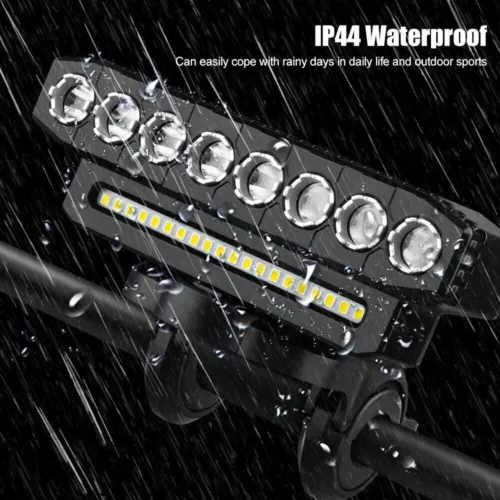 Bicycle Front Headlight Super Bright LED Bike Light USB Rechargeable Waterproof - Bild 10 von 16