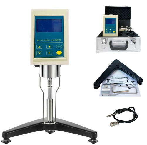 Digital Viscosity Meter Rotary Viscometer Tester Meter with Temp Sensor 0#Rotor - Picture 3 of 18