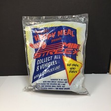 1992 Hot Wheels McDonald's Mini Streex Hot Shock Yellow Pump New Sealed