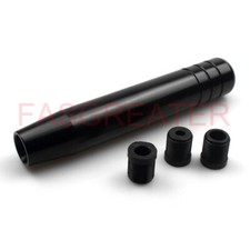 180mm Schalthebel KFZ Universal Schaltknauf Aluminium Schalthebelknopf Schwarz