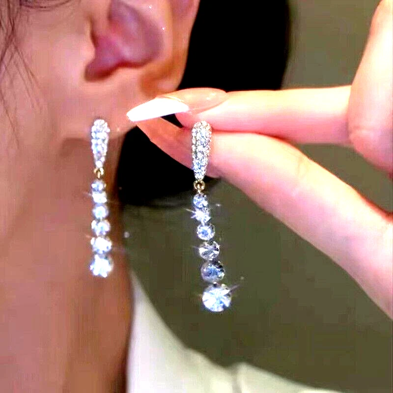 Discover more than 168 long gold earrings for prom latest seven.edu.vn