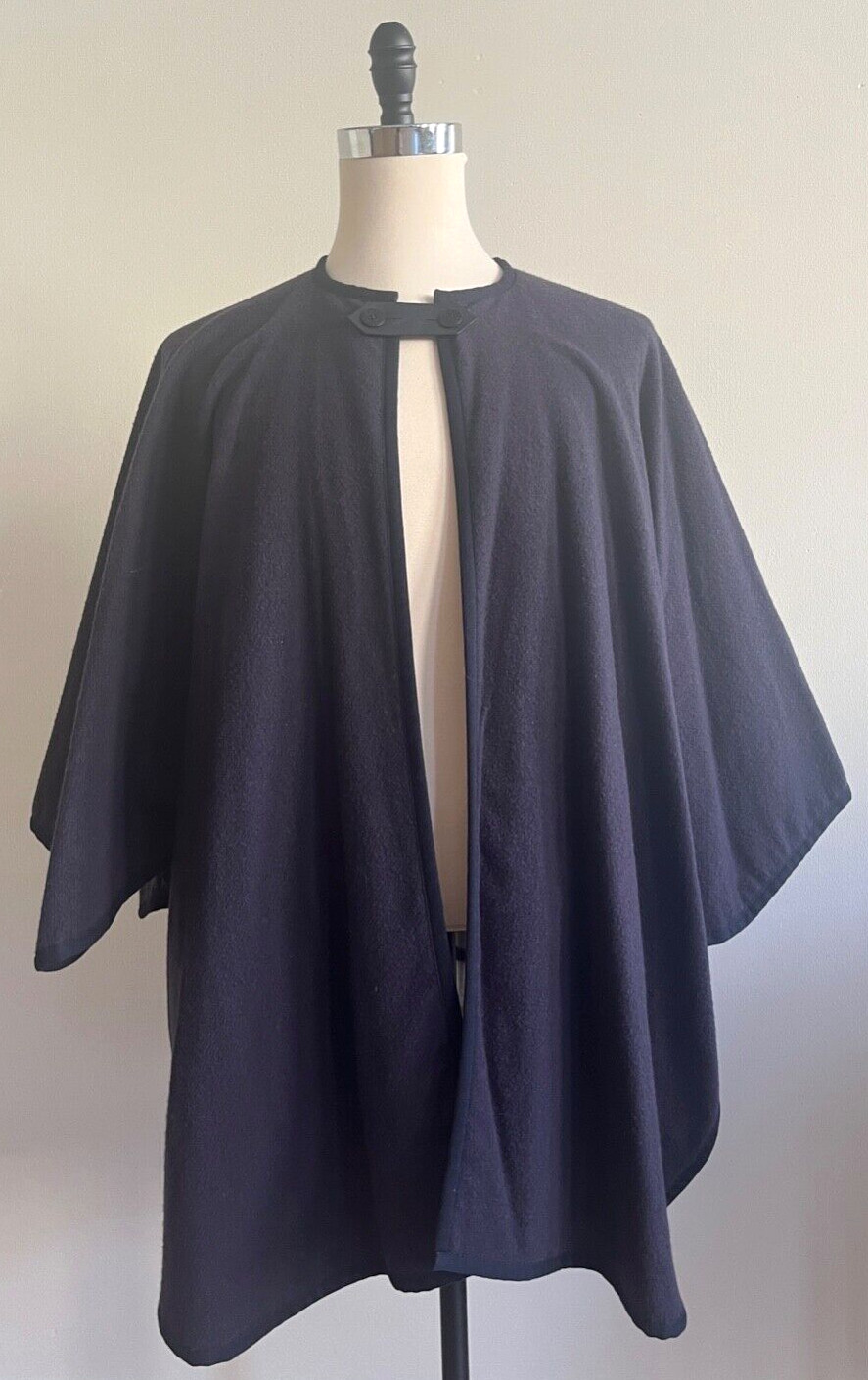 Hermes Reversible Merino Wool Poncho image 6