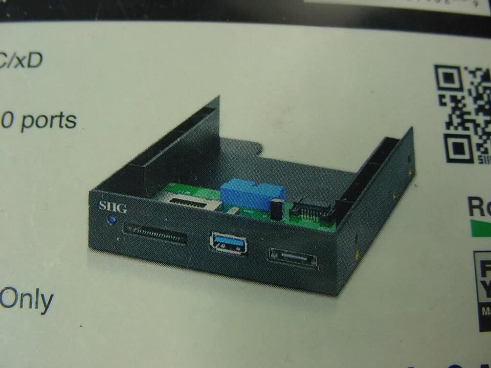 NEW - SIIG USB 3.0 INTERNAL BAY MULTI CARD READER eSATA JU-MR0911-S1 - Image 3 of 4