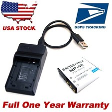 Battery Pack / USB Charger For KODAK PIXPRO AZ251 AZ361 AZ362 AZ365 AZ421 LB-060