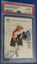 Nolan Patrick RC Rookie 2017 SP AUTHENTIC FUTURE WATCH /999 #144 GEM MINT PSA 10
