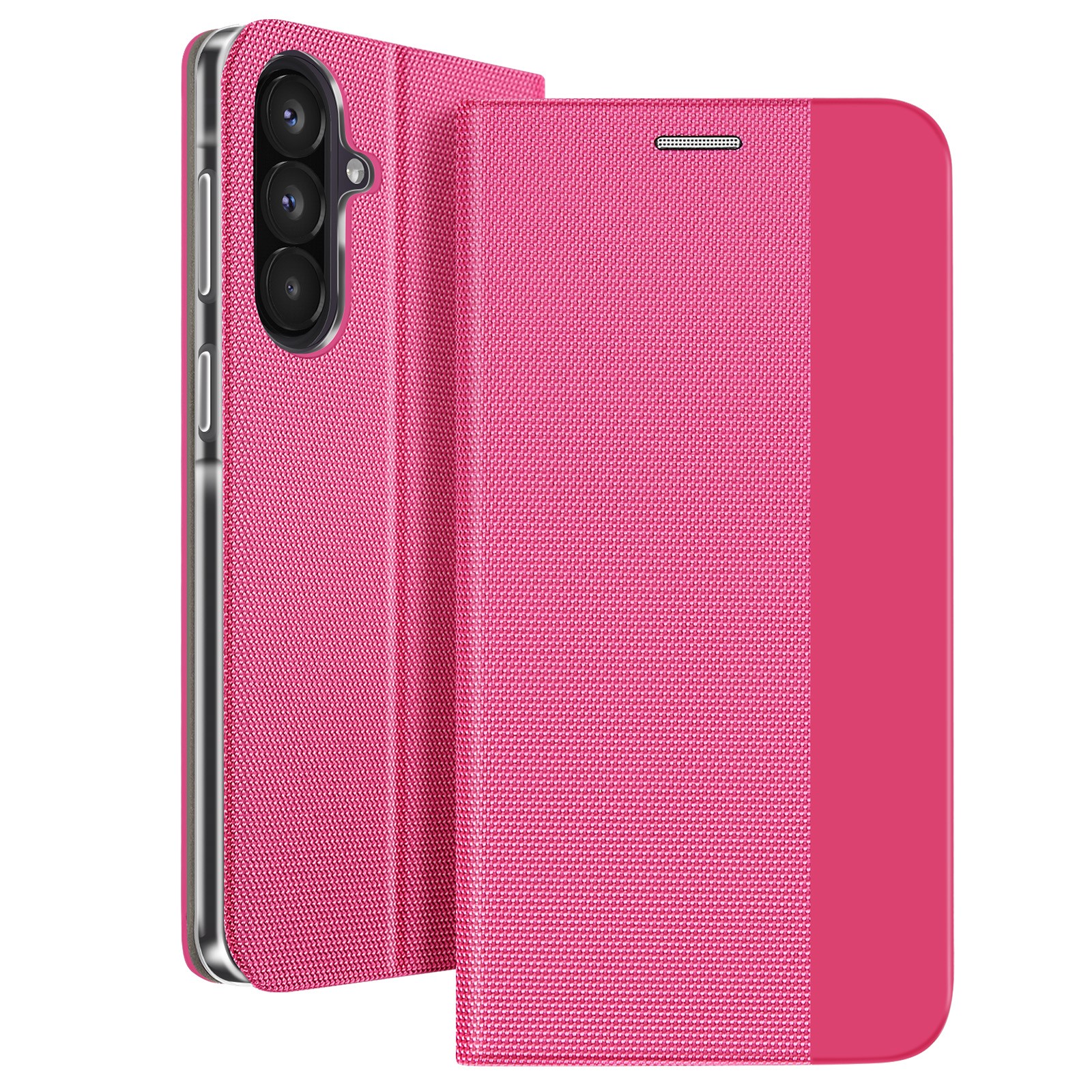 Coque Galaxy A57 Avizar en tissu rose la protection élégante pour vos sorties en ville
