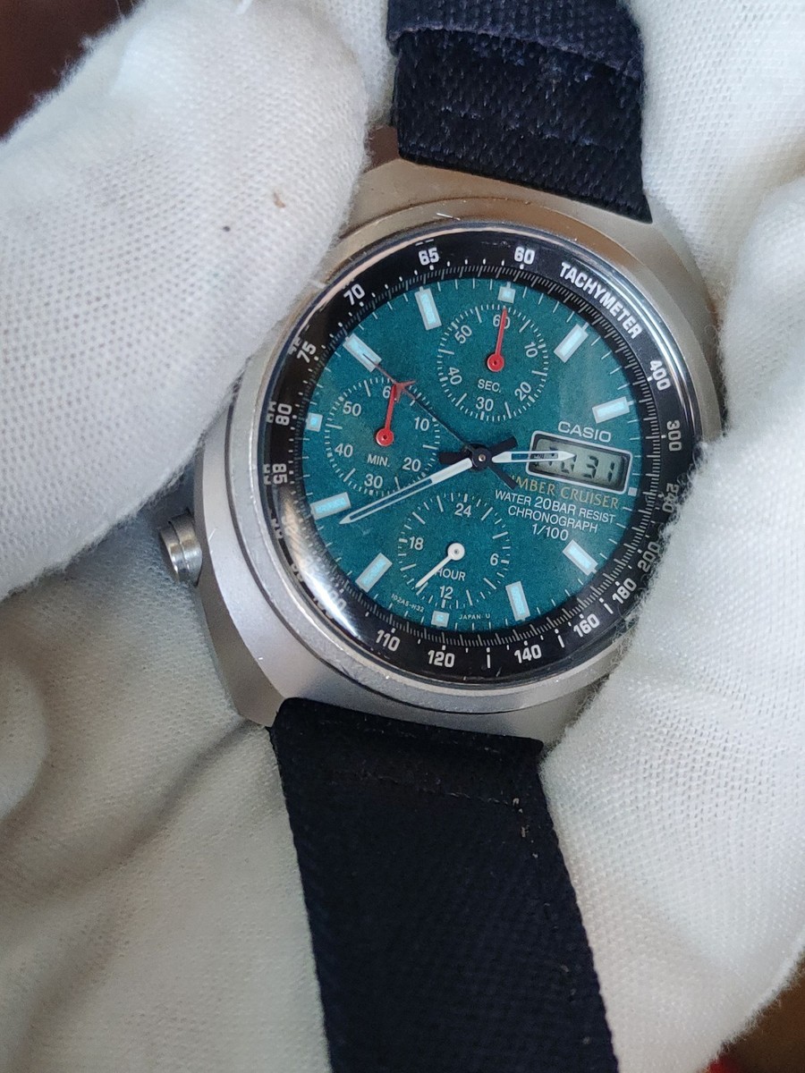 RARE Vintage Casio Digital Watch Timber Cruiser 1325 Tic-100 Diver
