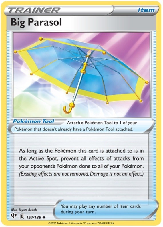 Big Parasol - 157/189 - Uncommon - Lightly Played