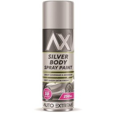 Silver Spray Paint Aerosol Auto Car Van Bike Restore Metal 250ml