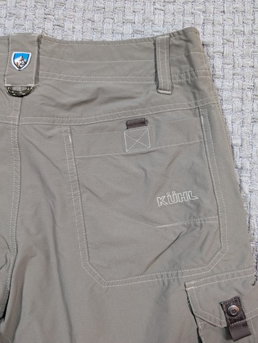 Kuhl Renegade Cargoshorts Herren 30 hellbraun Utility Wandern 10" Schrittlänge Stretch - Bild 13 von 14